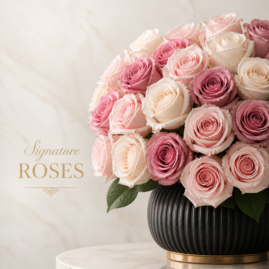 Immaculate White Roses